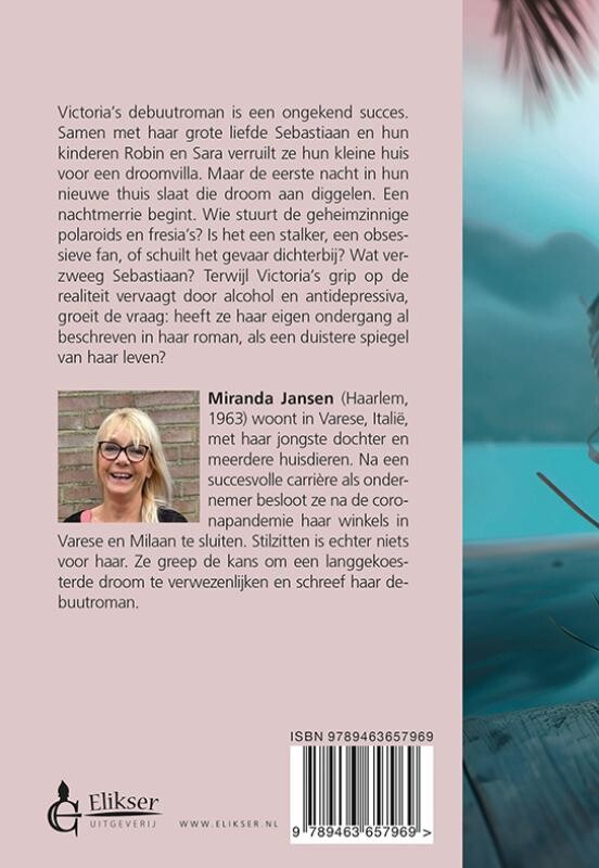 Polaroids en fresia's achterkant