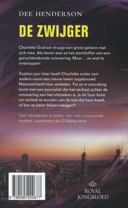 De zwijger De zwijger achterkant