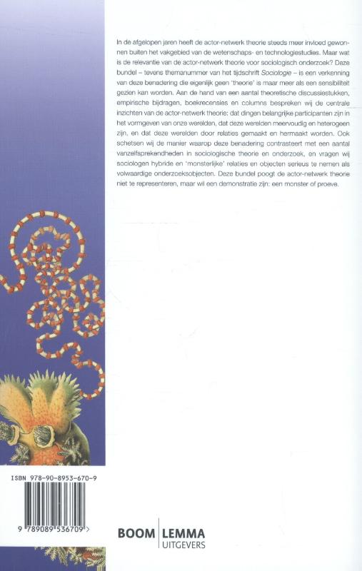 Monsters in de sociologie achterkant