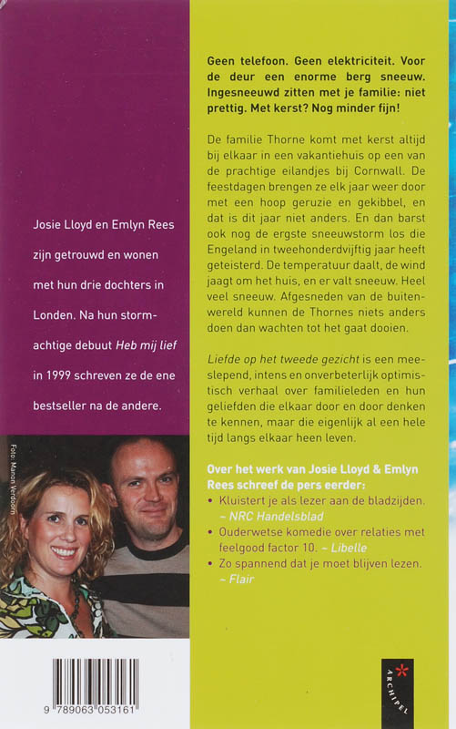 Liefde op het tweede gezicht Liefde op het tweede gezicht achterkant