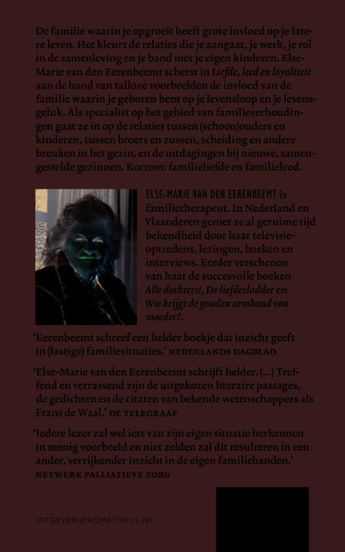Liefde, leed, loyaliteit achterkant