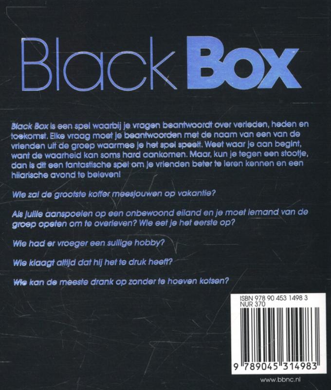 Black Box achterkant