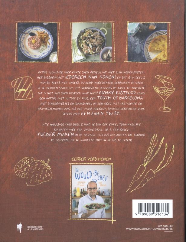 De Would-Be Chef achterkant