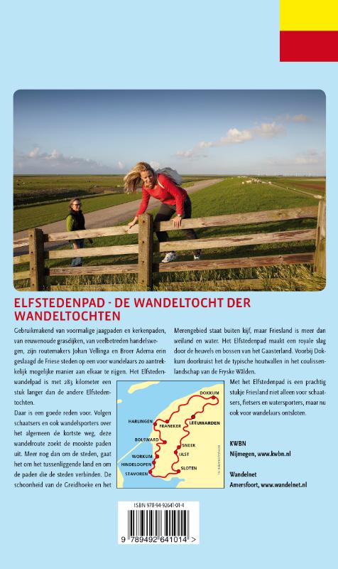 Elfstedenpad / LAW-gids streekpad / 19 achterkant