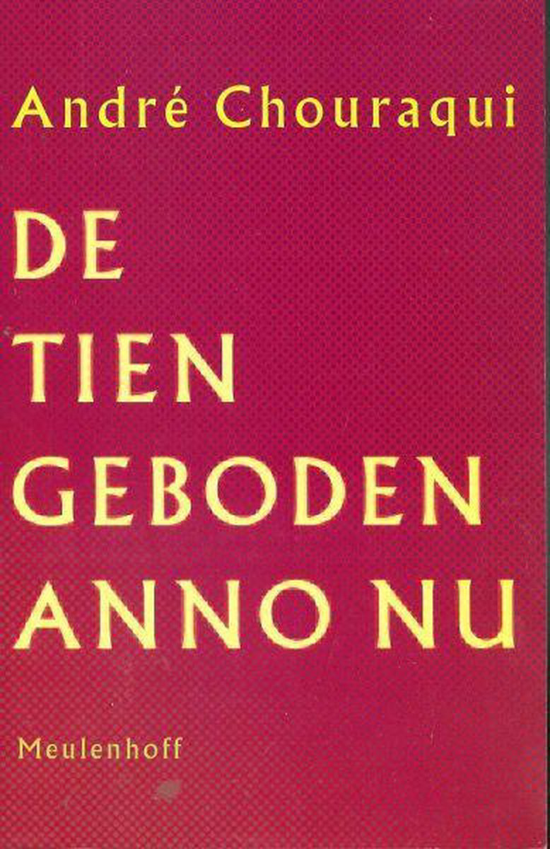 boekenbalie_9789029068048_cover De Tien Geboden anno nu / Meulenhoff editie / 1863