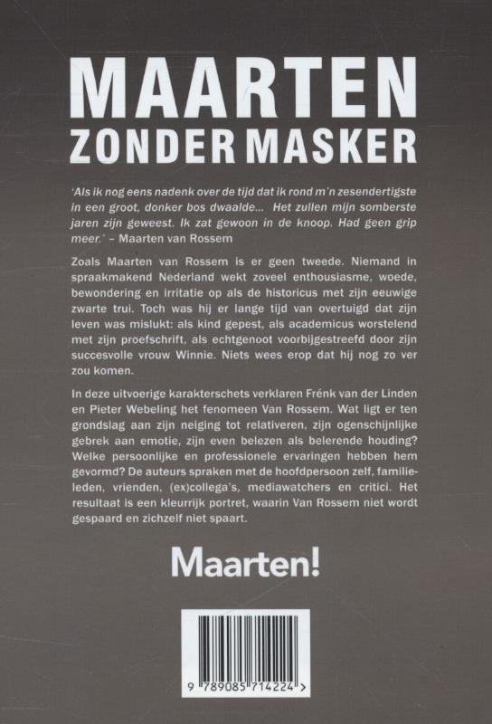 Maarten zonder masker achterkant