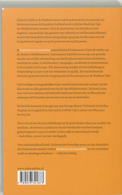 Kinderen van Aristoteles achterkant