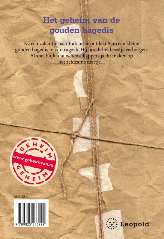 Het geheim van de gouden hagedis / Het geheim van achterkant