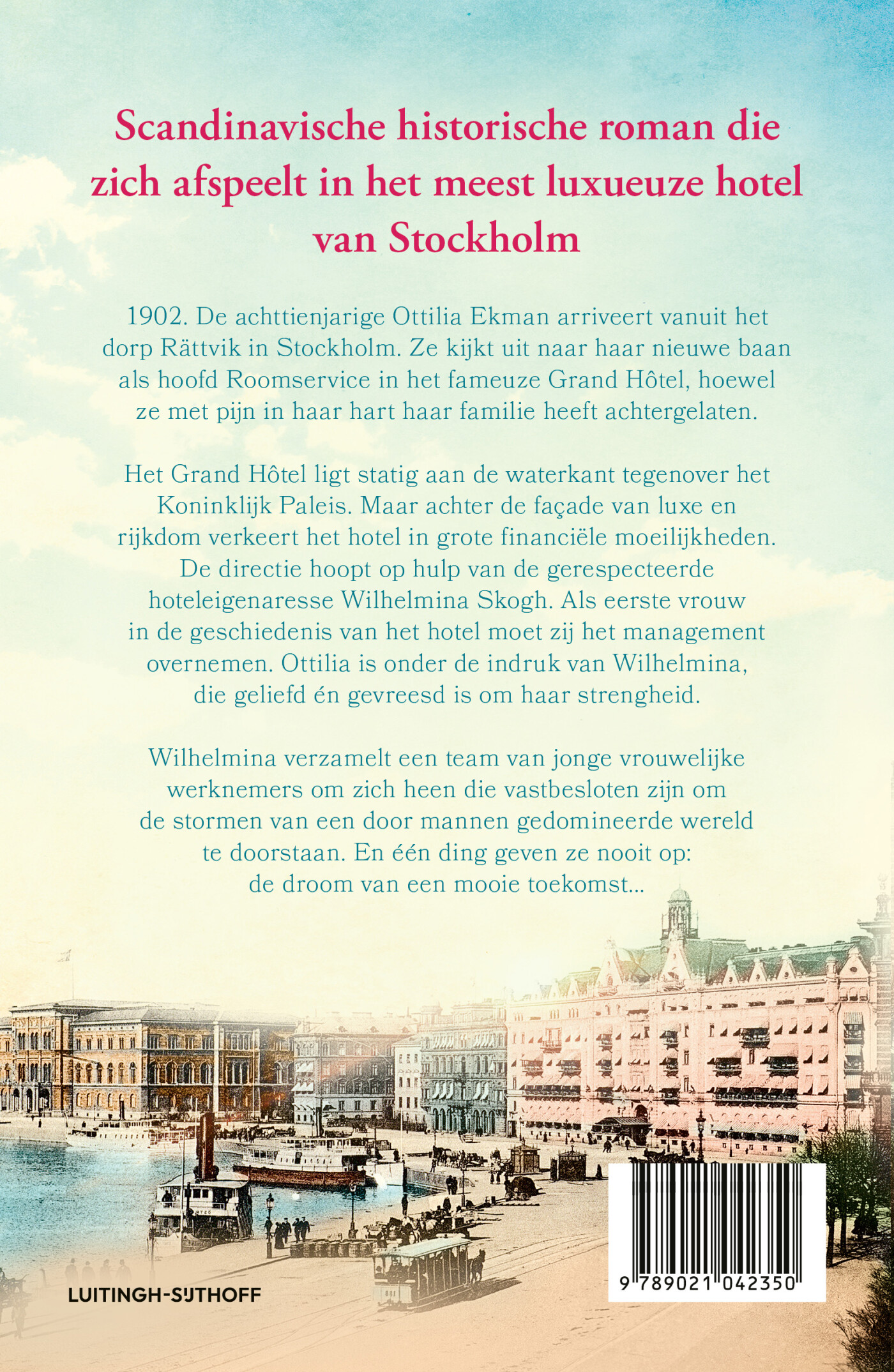De vrouwen van het Grand Hôtel / De parels van Stockholm / 1 achterkant