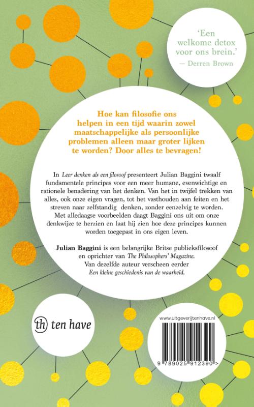 Leer denken als een filosoof achterkant