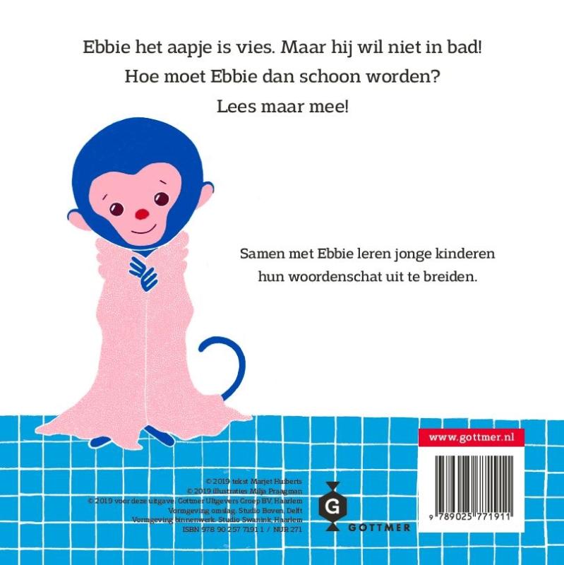 Ebbie in de wasbak / Ebbie achterkant