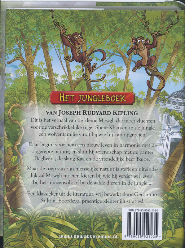 Het Jungleboek achterkant