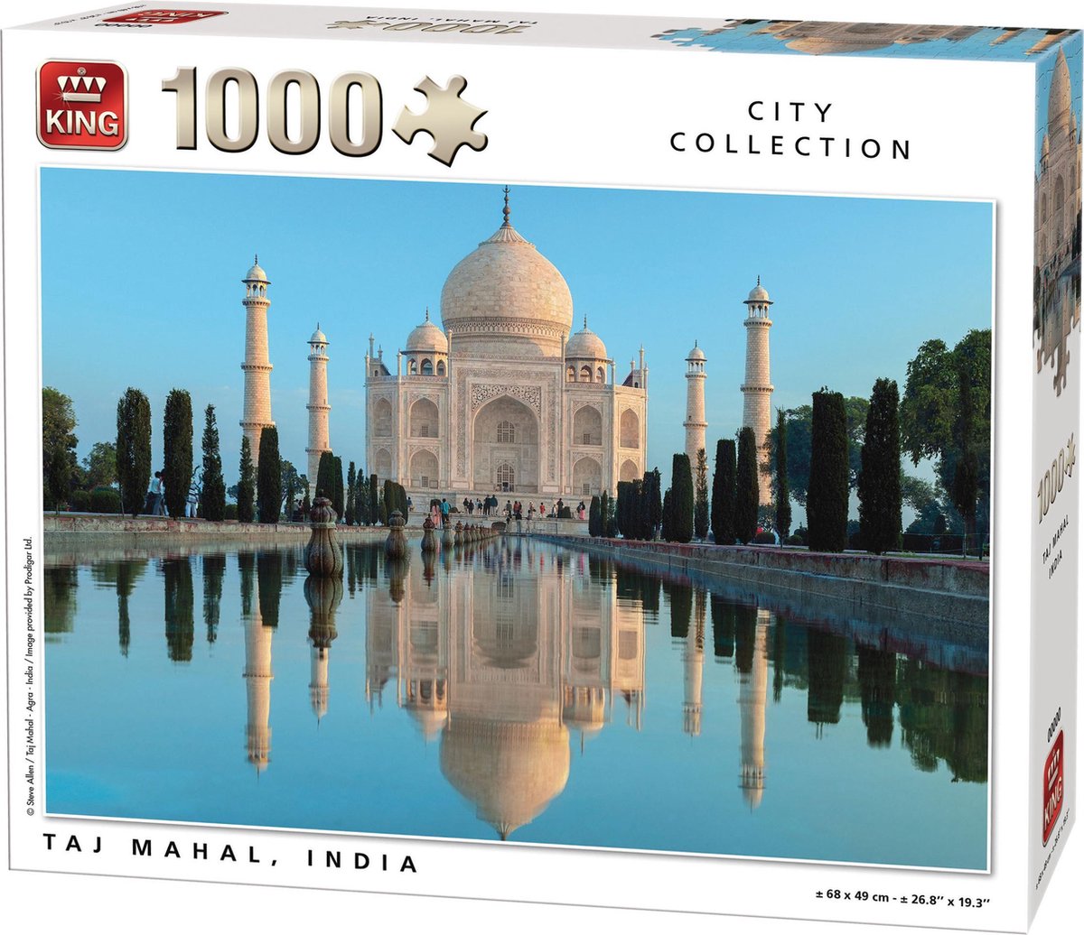 1000 pcs - Taj Mahal, India puzzel