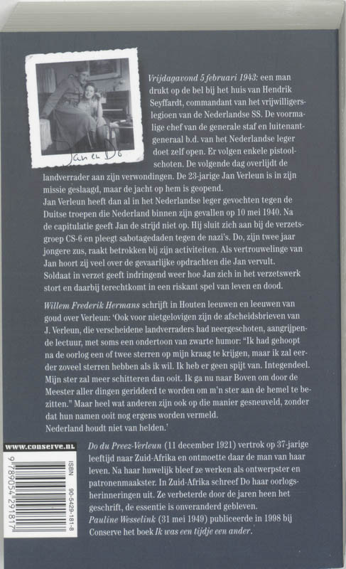 Soldaat in verzet achterkant