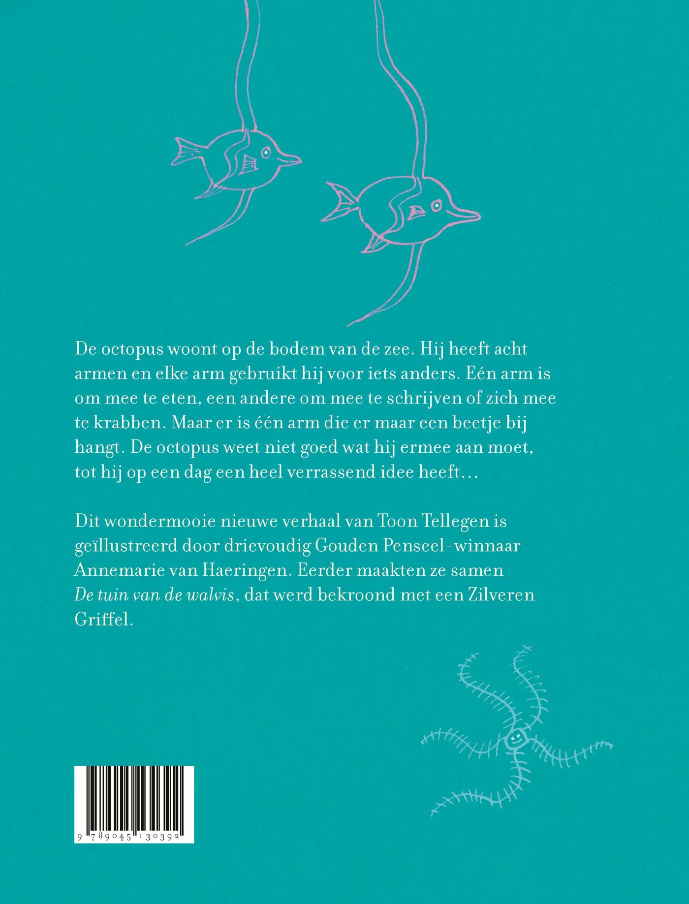 De armen van de octopus achterkant
