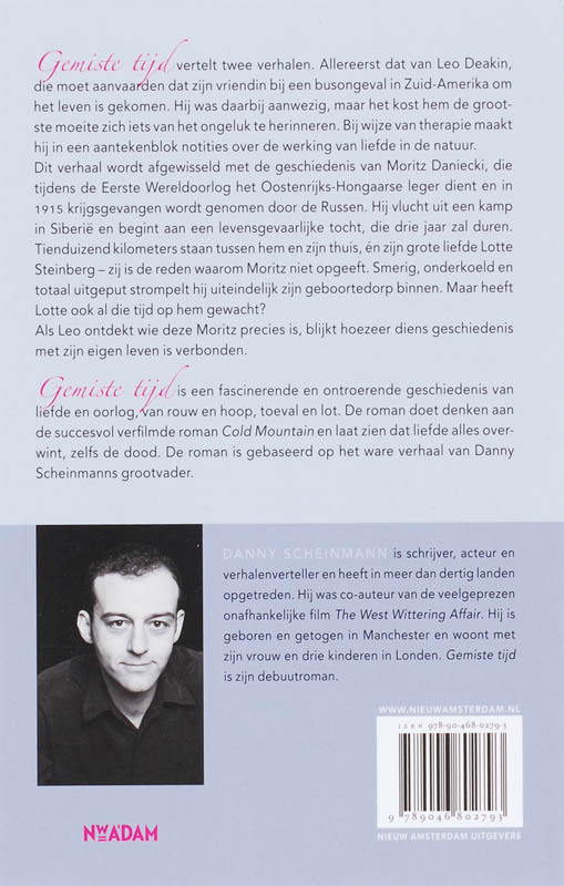Gemiste tijd - D. Scheinmann Gemiste tijd - D. Scheinmann achterkant