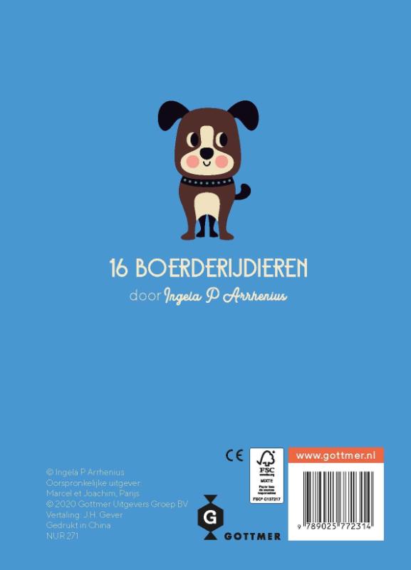 Boerderijdieren achterkant