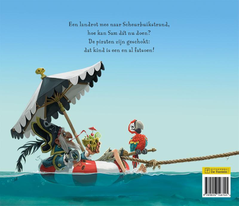 De piraten van Scheurbuikstrand achterkant