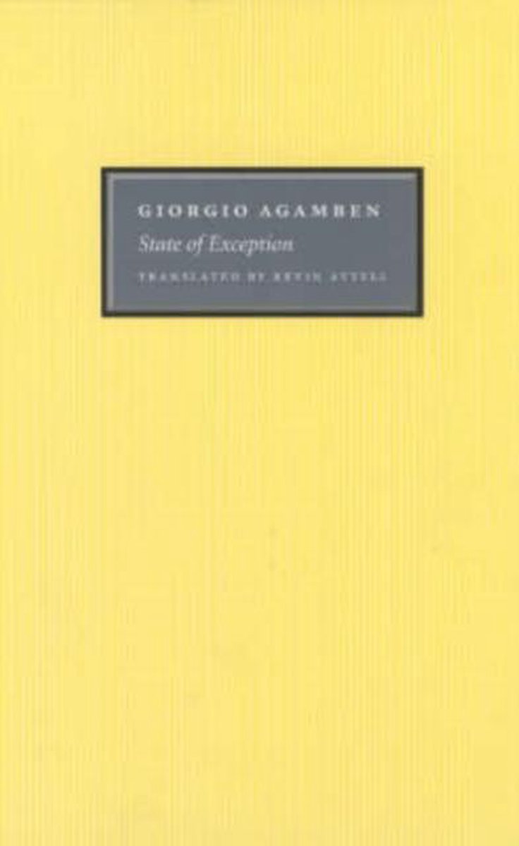 Giorgio Agamben State Of Exception thumbnail