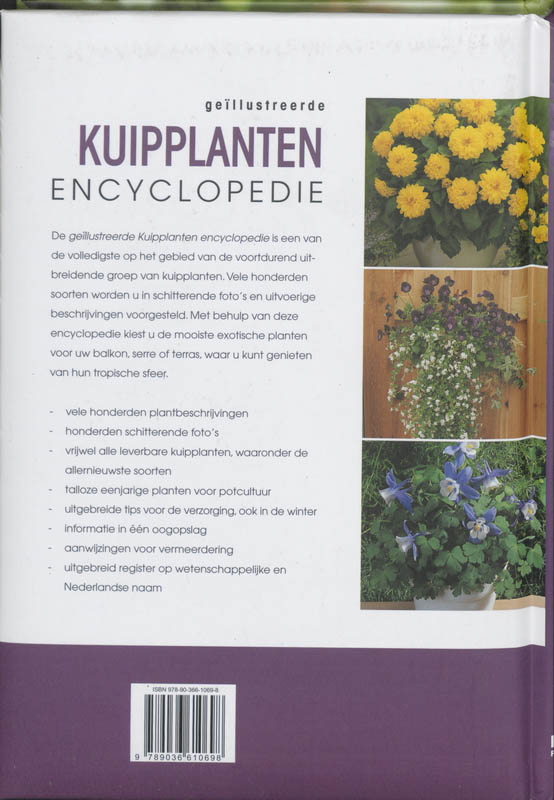 Kuipplanten encyclopedie achterkant