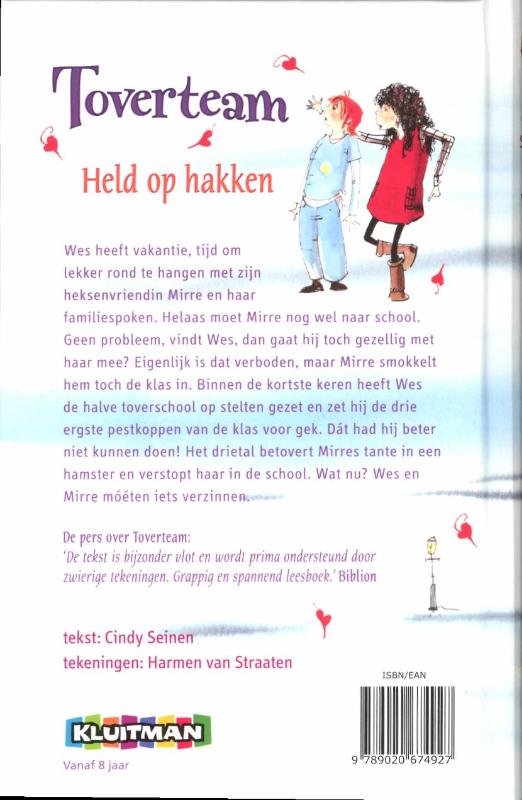 Held op hakken / Toverteam Held op hakken / Toverteam achterkant