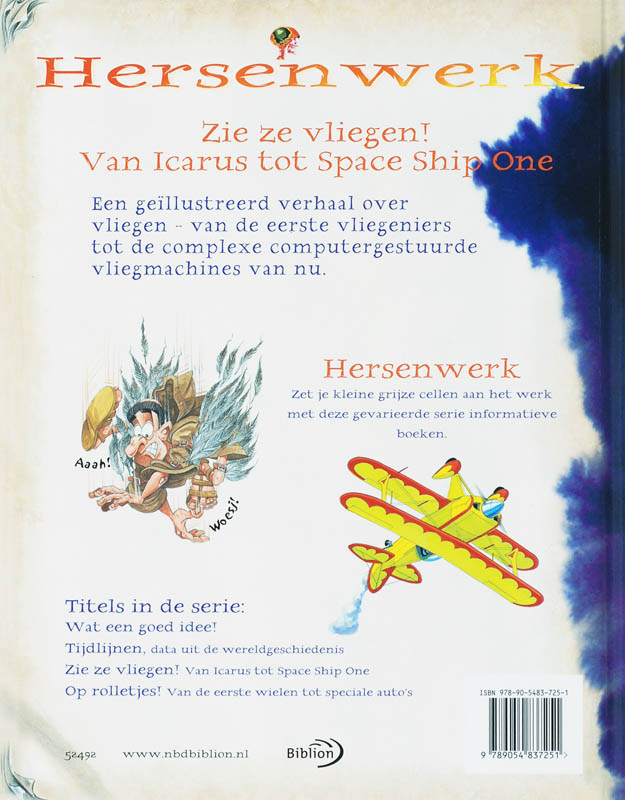 Zie ze vliegen! achterkant