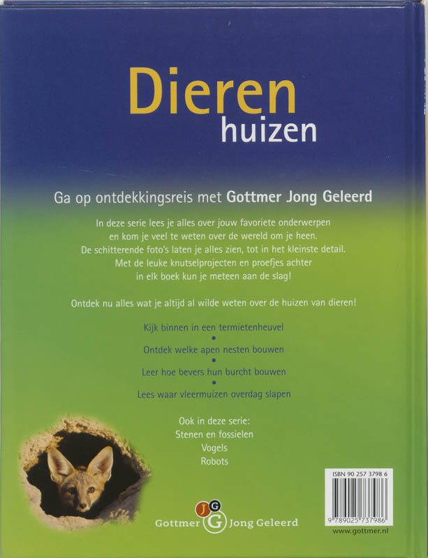 Dierenhuizen / Gottmer jong geleerd achterkant