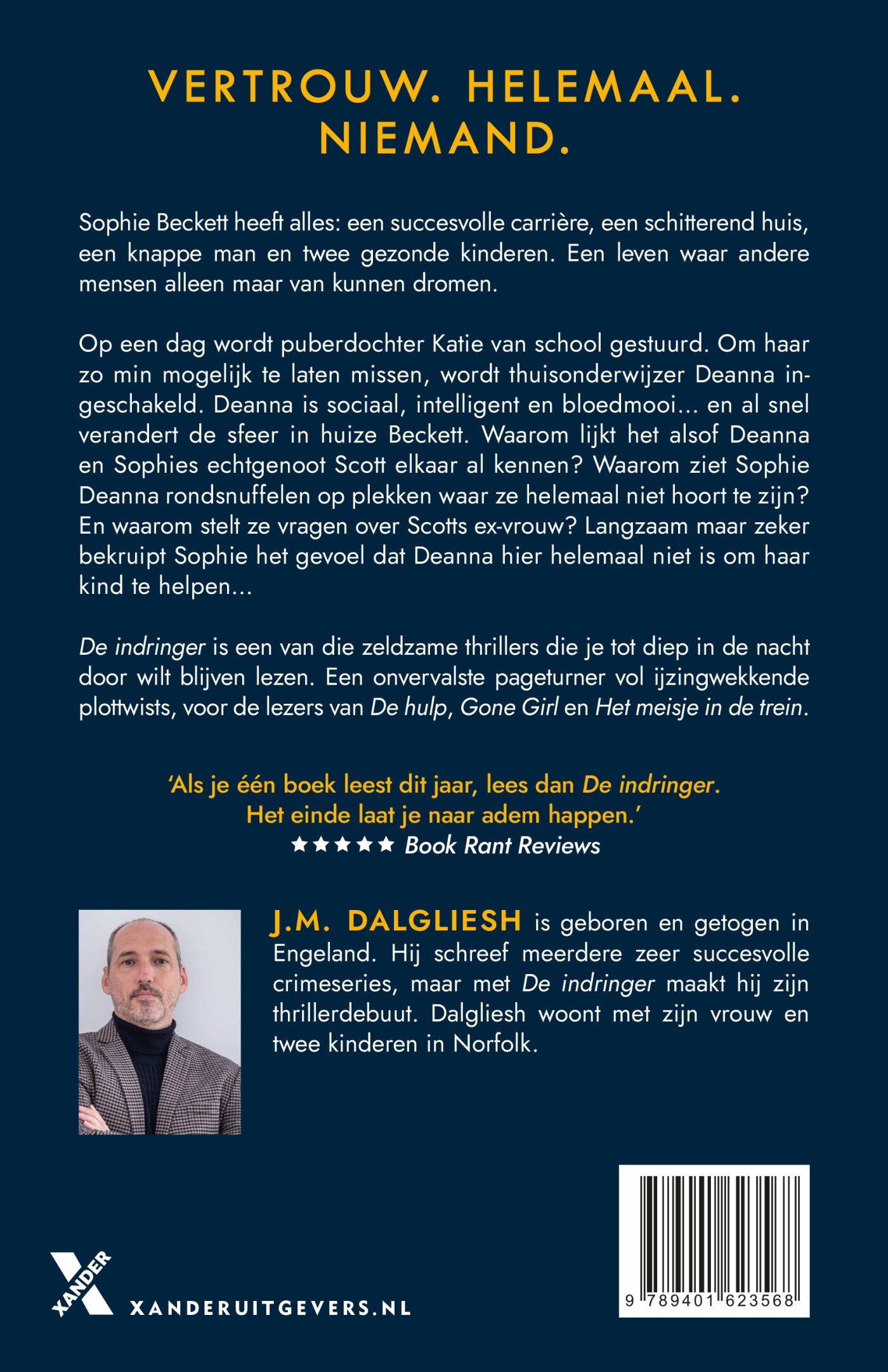 De indringer De indringer achterkant