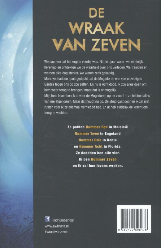 De wraak van Zeven / De Loriënkronieken / 5 achterkant