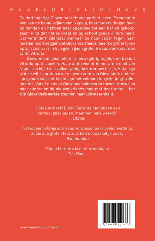 Het leugenachtige leven van volwassenen achterkant