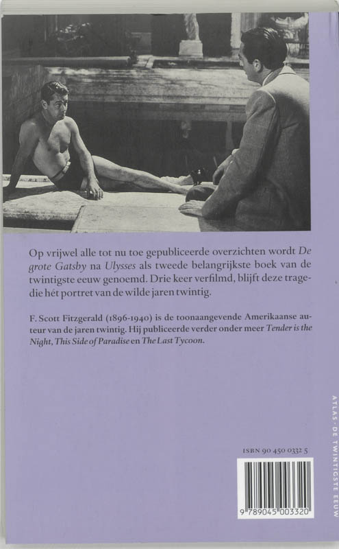 De grote Gatsby / LJ Veen Klassiek / 1 achterkant