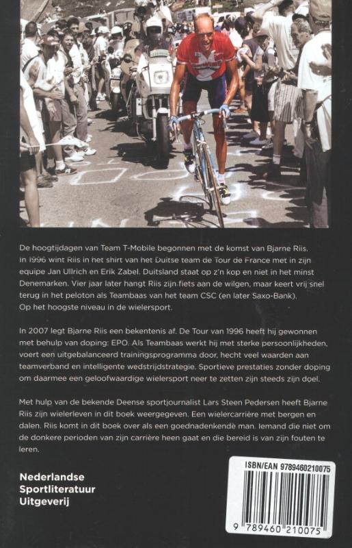 Bjarne Riis Bjarne Riis achterkant