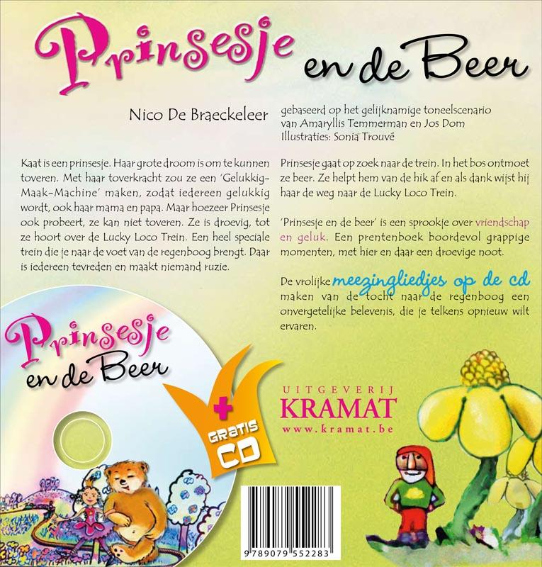 Prinsesje En De Beer + Cd achterkant