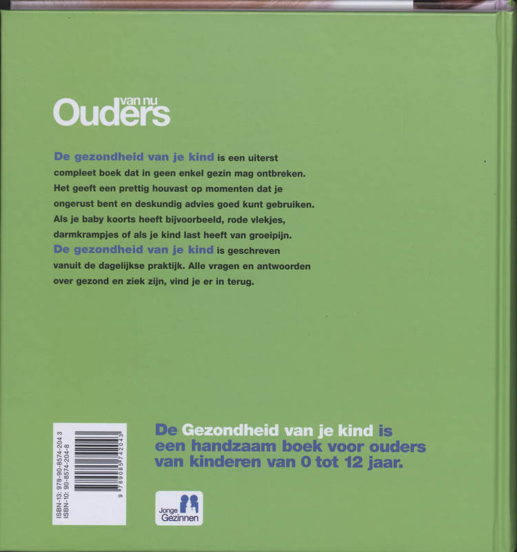 De gezondheid van je kind De gezondheid van je kind achterkant