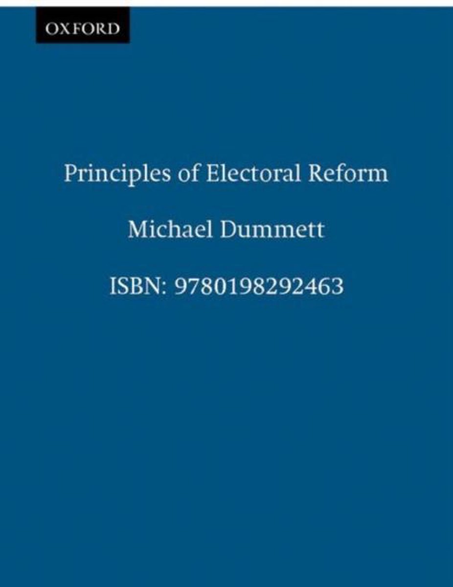 Principles of Electoral Reform