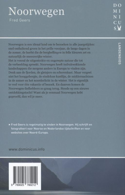 Noorwegen / Dominicus landengids achterkant