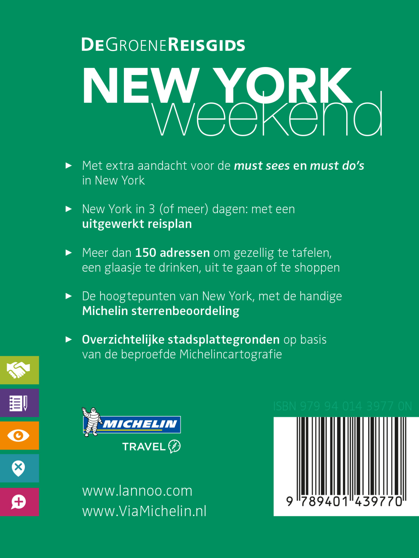 New York / De Groene Reisgids Weekend achterkant