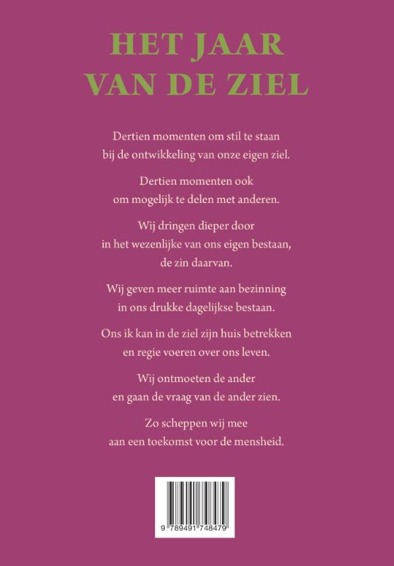 Het jaar van de ziel Het jaar van de ziel achterkant