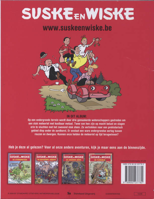 De groene splinter / Suske en Wiske / 112 achterkant