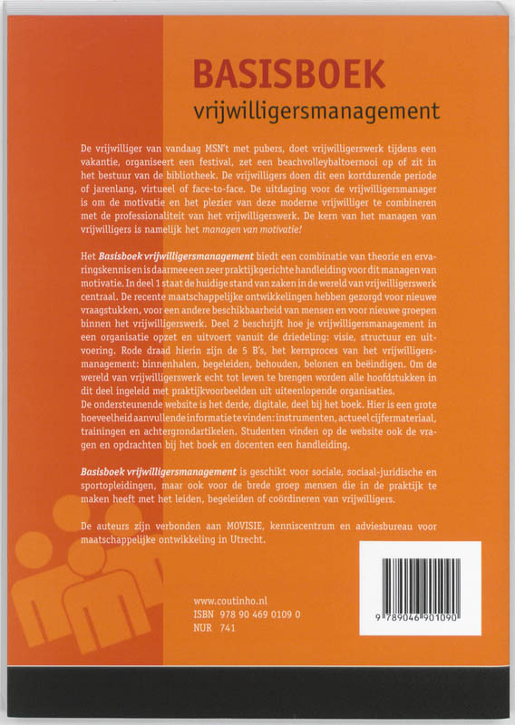 Basisboek vrijwilligersmanagement achterkant