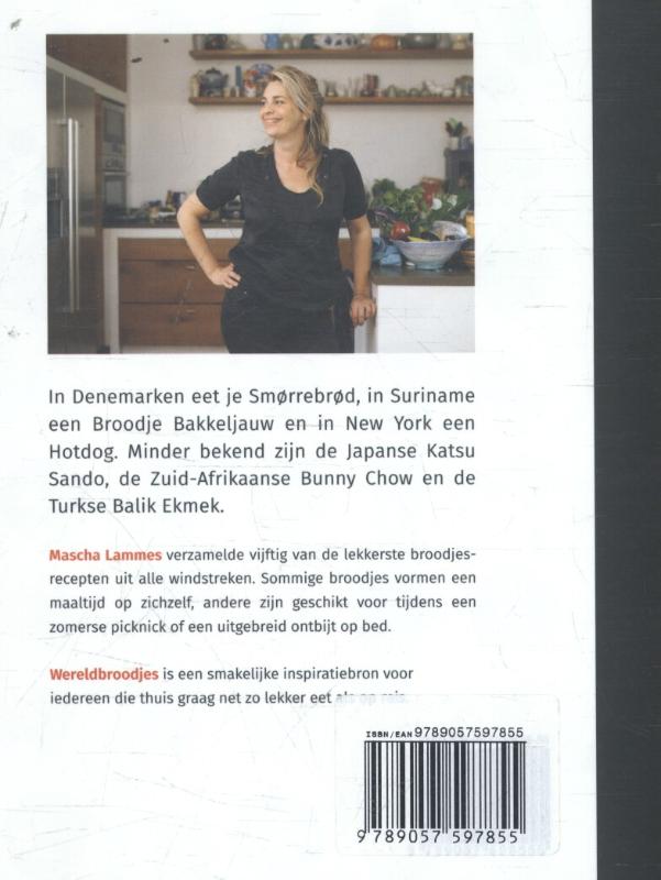 Wereld broodjes achterkant