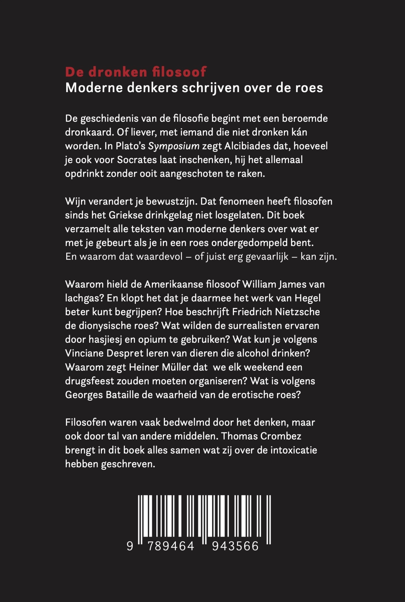De dronken filosoof achterkant