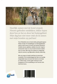 Wandelen met je hond achterkant