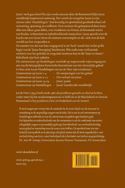 Commentaar op Handelingen achterkant