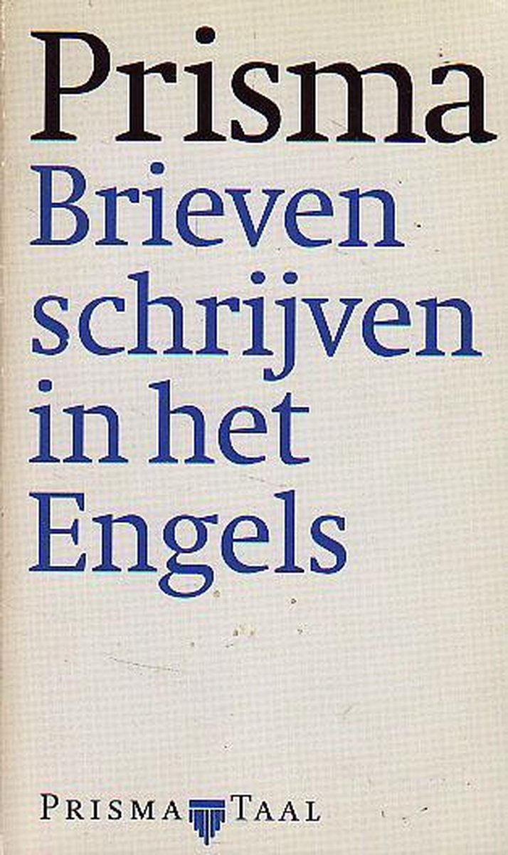 Brieven schrijven in het Engels / Prisma pocket woordenboek / 2589