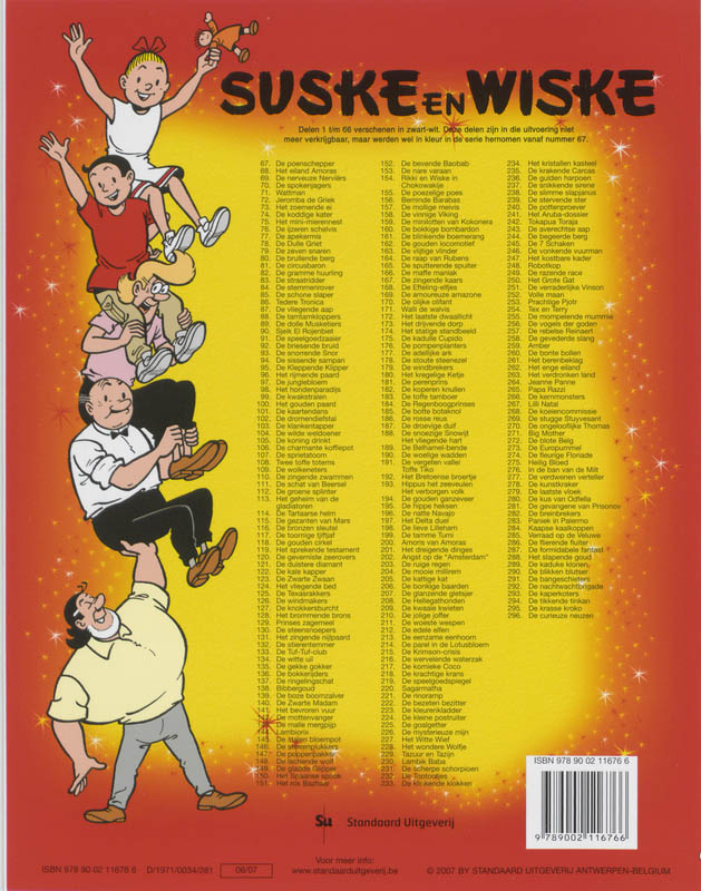 Suske en Wiske / De windmakers / Suske en Wiske / 126 achterkant