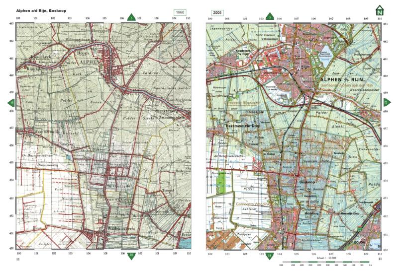 Topografische Dubbel Atlas Zuid-Holland 1958-2008 achterkant