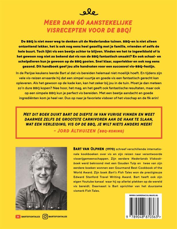 Vis van de BBQ achterkant