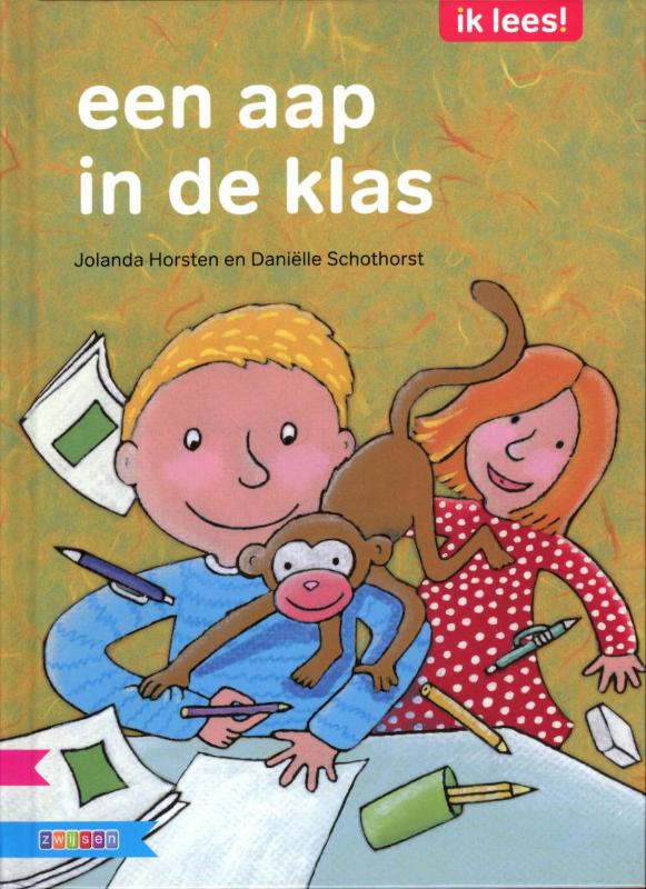 boekenbalie_9789048709885_cover een aap in de klas / Ik lees!