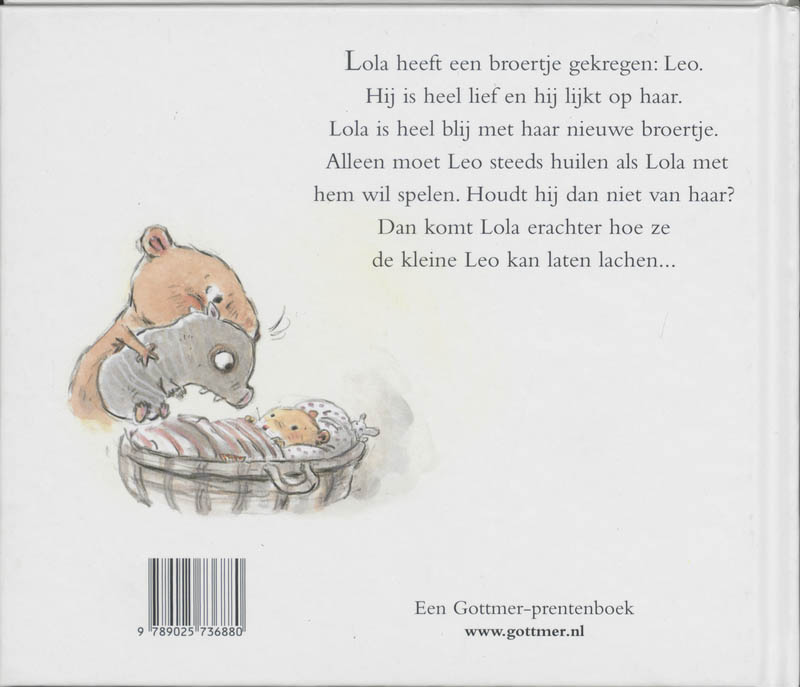 Lola en de nieuwe baby / Gottmer-prentenboek Lola en de nieuwe baby / Gottmer-prentenboek achterkant